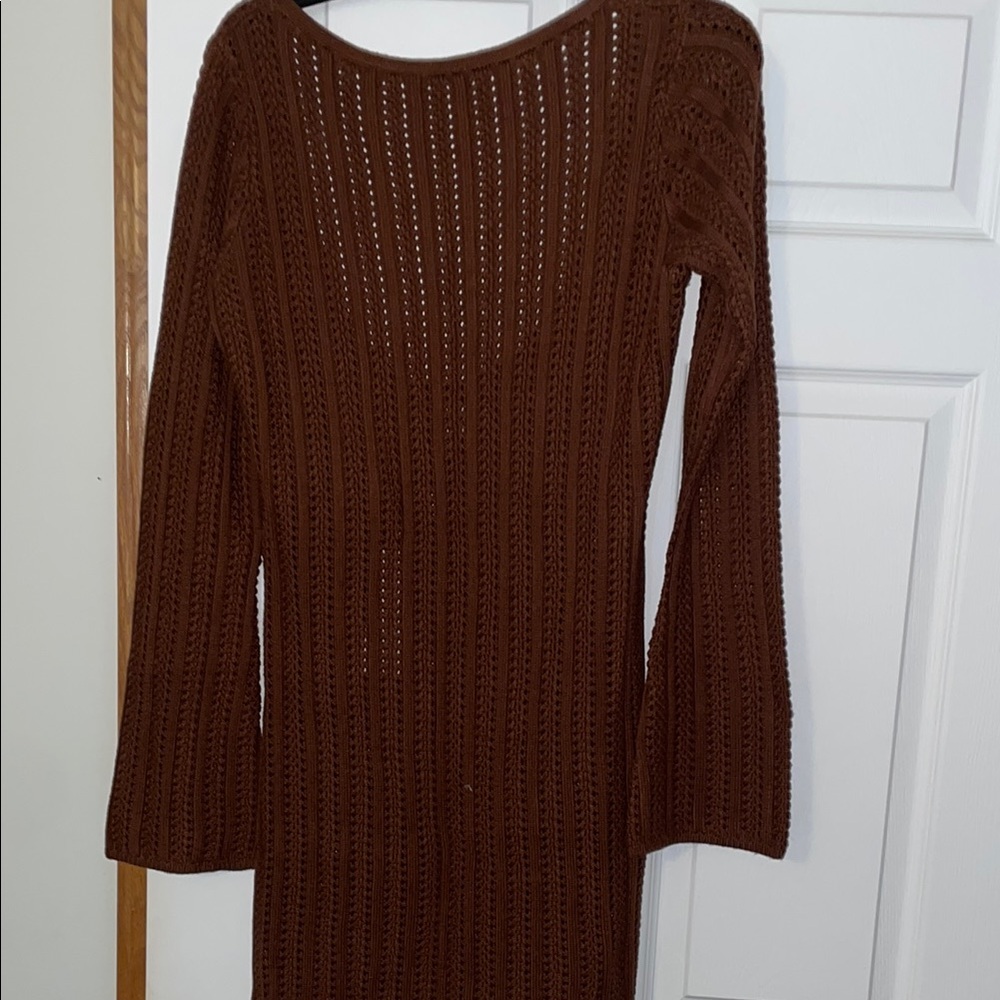 Rhythm Brown Knit Dress